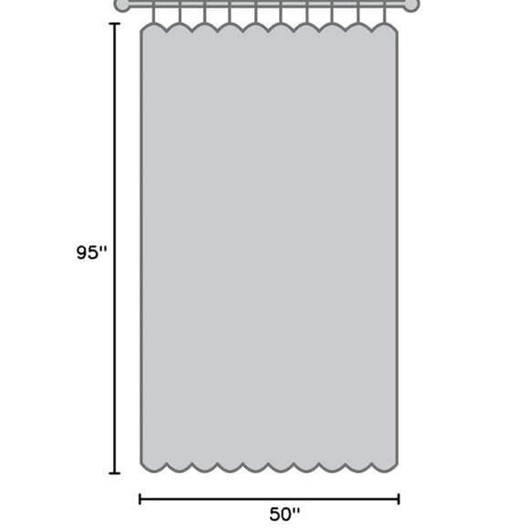 Ombré Full Blackout Curtain Panels 95” Cream White to Indigo Blue New in Package - Picture 2 of 11